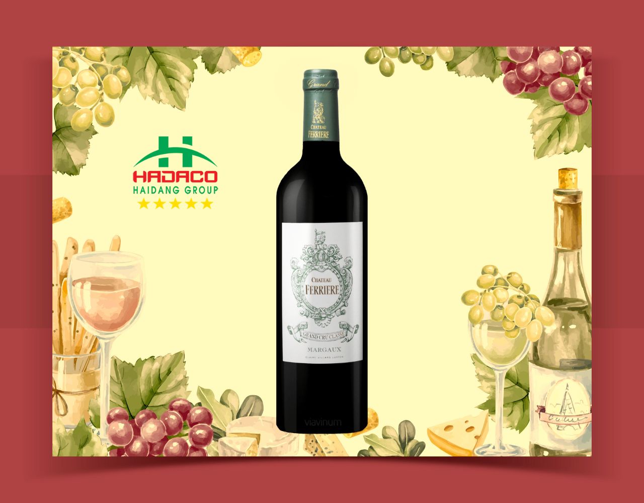 Khám Phá Rượu Vang Đỏ Pháp Chateau de Ferriere Margaux (13,5%)